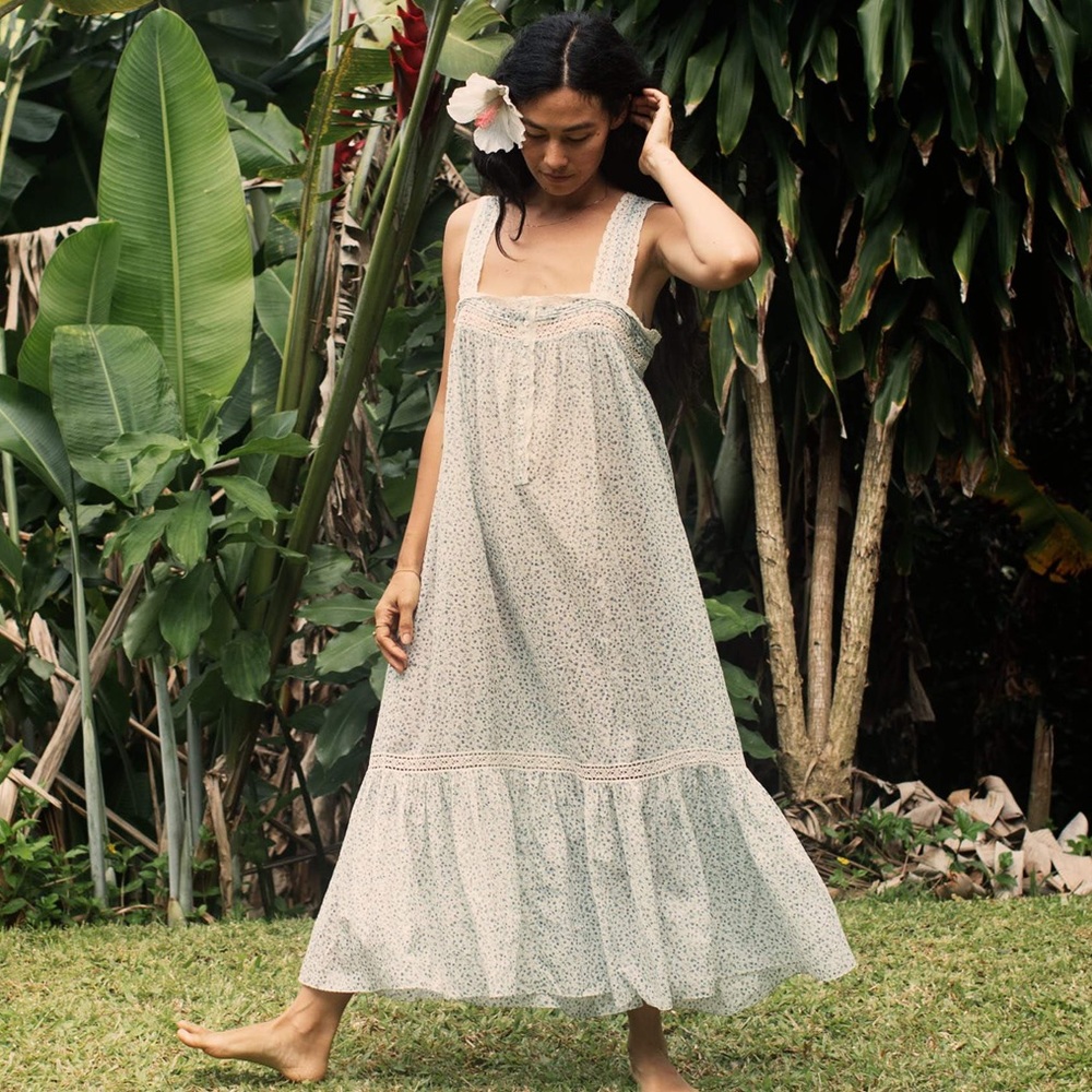 NWT DÔEN Seville Nightgown – Blue Baby Kate